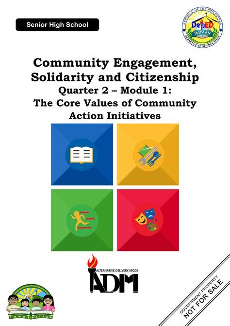 Solution Humss12 Csc Q2 Mod1 Core Values Of Community Initiatives