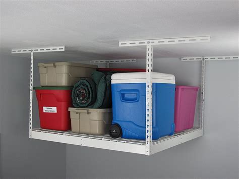 Saferacks Medium Duty 4x4 Overhead Storage Rack 24 45 Ceiling Drop