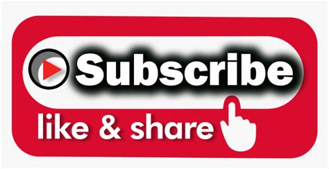 Png Subscribe Button Transparent Like And Subscribe Thumbnail Png