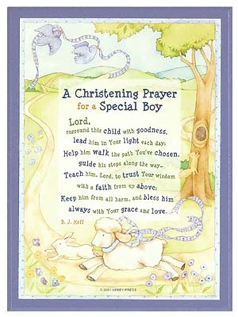 Make the baby shower special with handmade invitations, party favors, and thank you cards that will help create memories that will last a lifetime. 'Christening Prayer' Plaque Boy | Christening, Baby boy ...