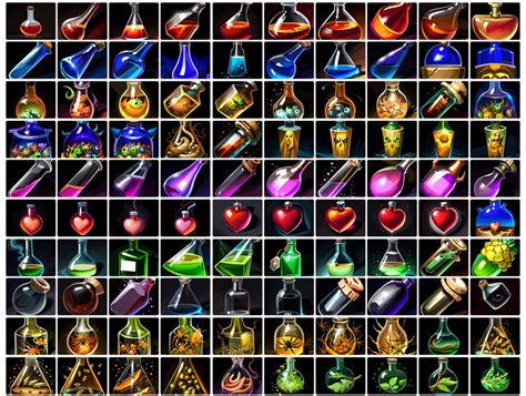 200 Potions Icon Pack By Visiansystems Codester