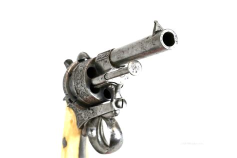 Antique Pinfire Revolver Sn Abhp