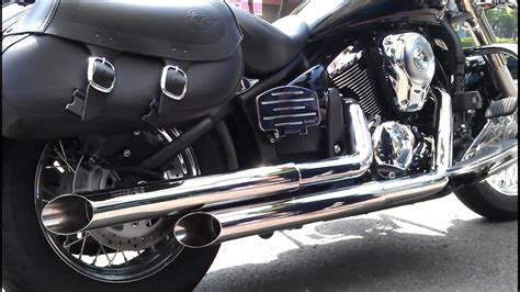 Vance And Hines Vulcan 900 Slash Cut Staggereds Youtube