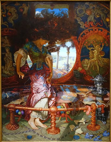 The Lady Of Shalott William Holman Hunt 1890 1905 Pre
