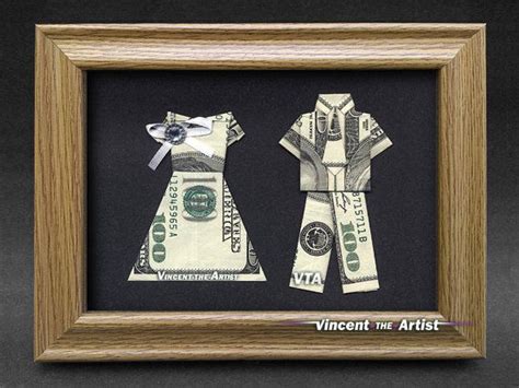 Really love a great play on words, and this money stache, get it? Beautiful BRIDE GROOM Money Gift Made with three $100 bills | Wedding gift money, Money gift ...