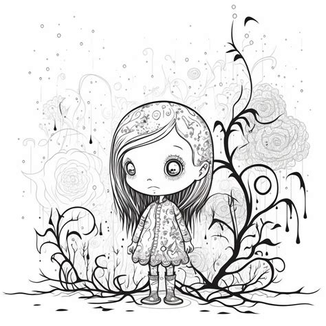 Spooky Fun For All Ages Chibi Horror Coloring Book Made By Teachers