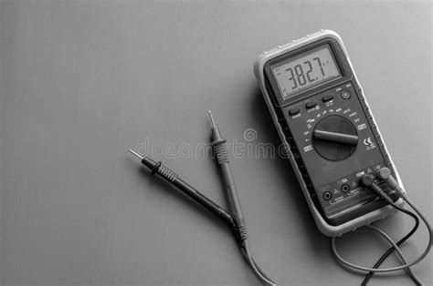 Multimeter With The Display Data Stock Photo Image Of Impedance