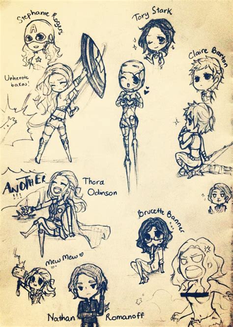 Avengers Genderbent By Teapartyblues On Deviantart