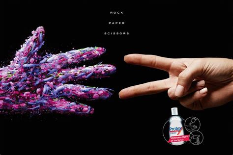 Protex Antibacterial Hand Sanitizer Scissors Best Advertising