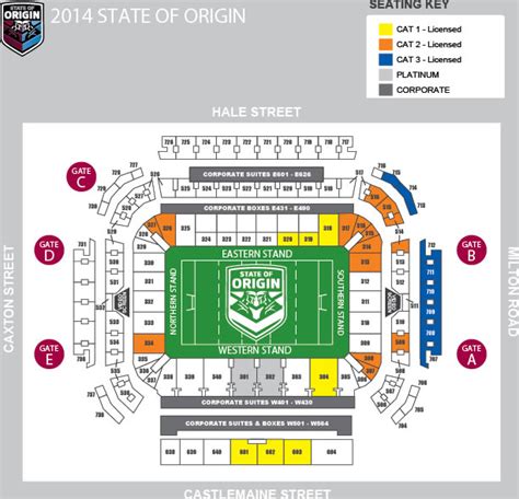 Suncorp stadium, 40 castlemaine st, milton qld 4064 you can get an overview of the stadium seating and view from your section on the official suncorp. 2014 State of Origin Tickets Information for Games 1, 2 and 3