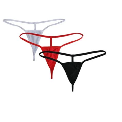 Sexy Women Lingerie Micro Thong Knicker G String Bikini Brief Tanga