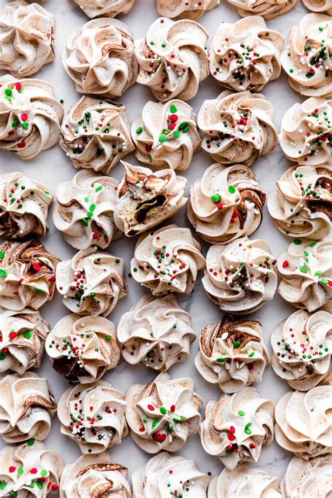 Chocolate Swirled Meringue Cookies Video Sally S Baking Addiction