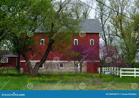Spring Farm In Michigan Stock Photo Image Of Farming 54093874