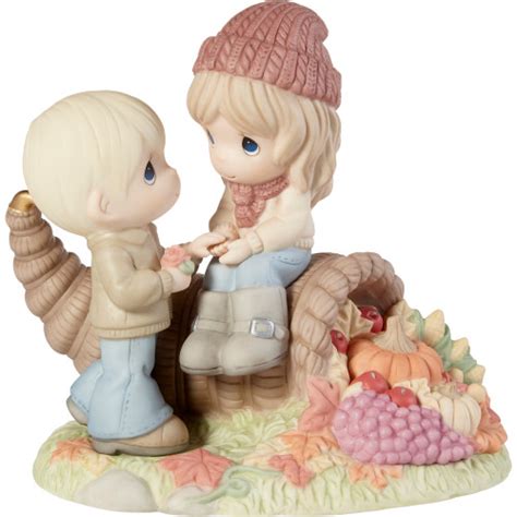 Precious Moments 211022 May Your Blessings Be Bountiful Limited Edition Bisque Porcelain Figurine