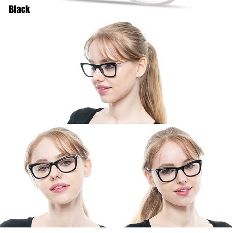 Soolala Women S Fashion Designer Cat Eye Eyeglasses Frames With Metal Arms Reading Glasses Women