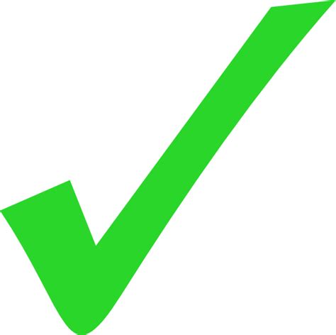 Picture Of Tick Mark - ClipArt Best