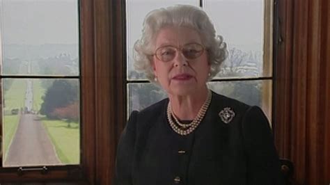 Looking back: the moment Queen Elizabeth delivered a speech regarding 