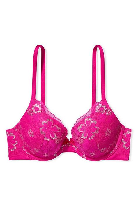 buy victoria s secret lace full cup push up bra from the victoria s secret uk online shop