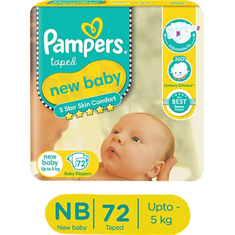 Buy Pampers Taped Baby Diapers Soft Up To 12 Hours Absorption 5