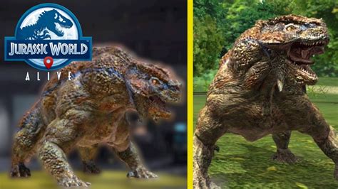 Scutosaurus Showcase Jurassic World Alive Youtube