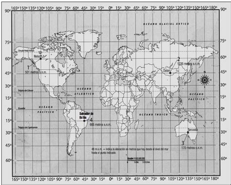 Arriba Imagem Mapa Planisferio Con Coordenadas Geograficas Para Sexiz