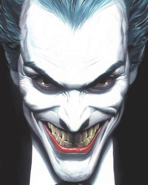 Joker By Alex Ross Comicbooks Joker Artwork Dc Comics Poster