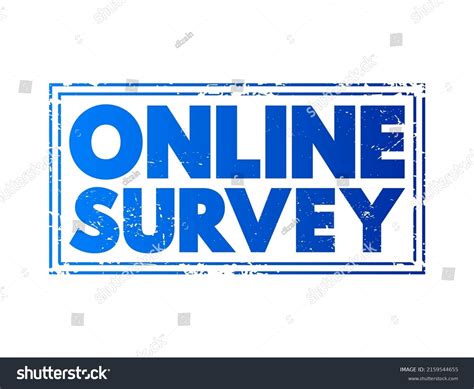 Online Survey Structured Questionnaire That Your Stock Vector Royalty