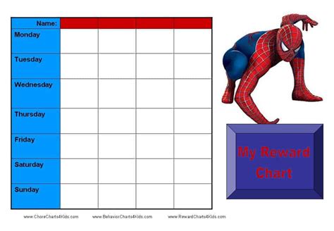 Reward Charts For Multiple Kids