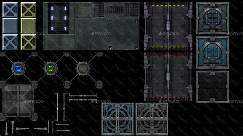 Scifi Space Tileset By Neogeo37 Graphicriver
