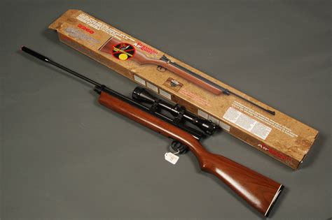 Crosman 2260 Co2 Bolt Action Air Rifle Fitted With Optalens Initial 6 X