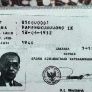 Pns Pertama Indonesia Berstatus Sultan Punya Nip Sejak Belum