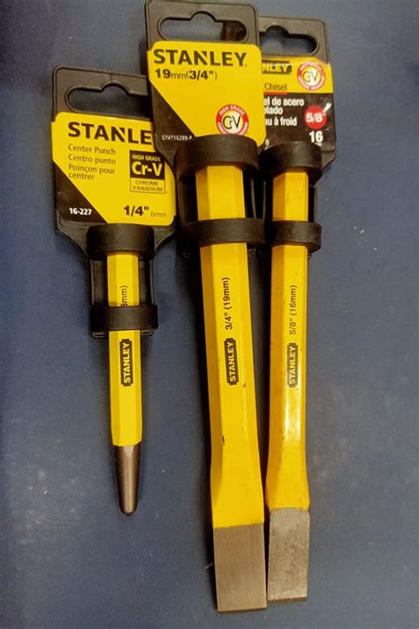 Stanley Flat Cold Chisel Concrete Chisel Hexagonal Body Flat Edge Cold