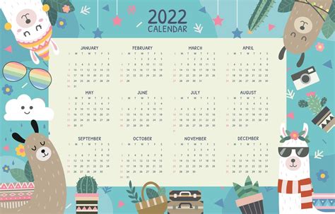 2022 Calendar Cute Get Update News