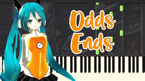 Hatsune Miku Odds Ends Piano Tutorial Synthesia Youtube