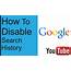 How To Disable Google Search History  YouTube