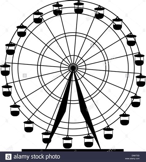 Simple Ferris Wheel Drawing At Getdrawings Free Download