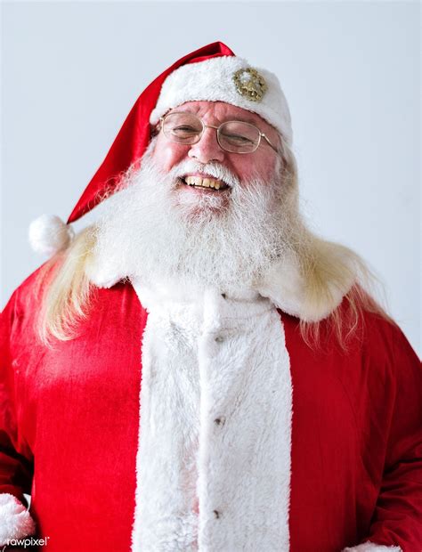 Portrait Of Happy Santa Claus Premium Image By Santa