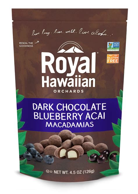 The nuts add a great crunchy texture to the bread and taste delicious. Royal Hawaiian Orchards Dark Chocolate Macadamias — Food ...