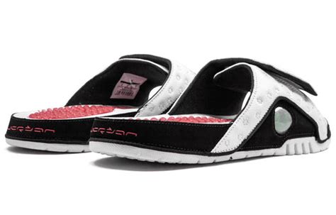 Nike Jordan Hydro 13 Retro Slide White Red Black 684915 106 Kicks Crew