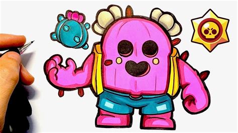 Learn the stats, play tips and damage values for spike from brawl stars! HOW TO DRAW PINK SPIKE SKIN BRAWL STARS - YouTube