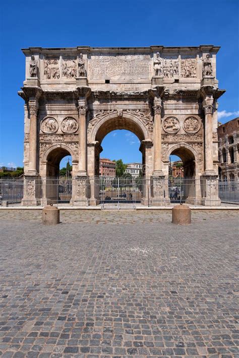 Arch Of Constantine In Rome Stock Image Image Of Gate Arch 198713637