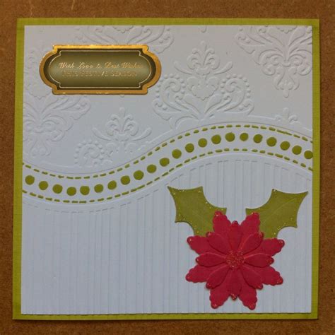 Classic Poinsettia Card From Customcardsbysusan