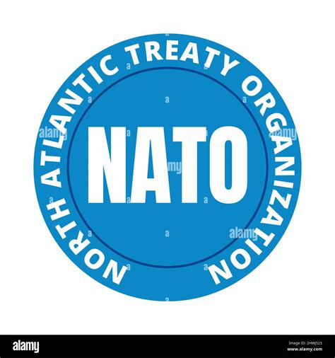 Symbole de l organisation du traité de l Atlantique Nord de l OTAN Photo Stock Alamy