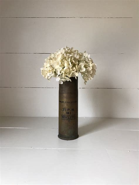 Vintage Shell Casing Artillery Shell Military Army Military