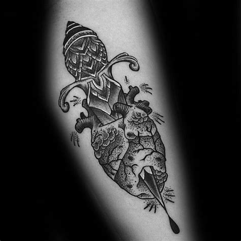 Tribal bull tattoo in a circle tattoos designs for men on chest. 40 Broken Heart Tattoo Designs For Men - Split Ink Ideas