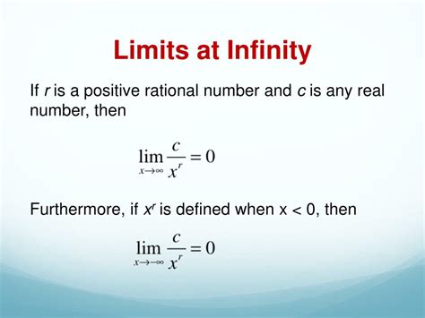 Ppt 35 Limits At Infinity Powerpoint Presentation Free Download
