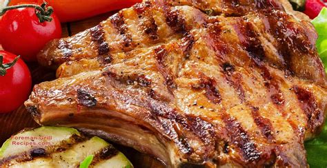 A simple salt and pepper seasoning is sometimes all you blade chops are cut from the beginning of the loin in the shoulder area. Recipe Center Cut Rib Pork Chops : Perfect Grilled Pork ...