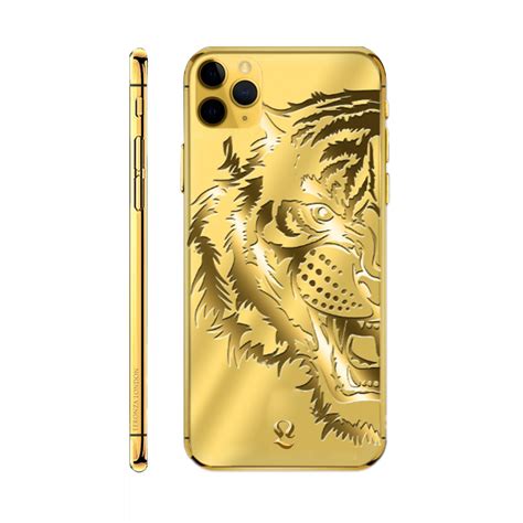 24k Gold Tiger Limited Edition Iphone 11 Pro And 11 Pro Max Leronza