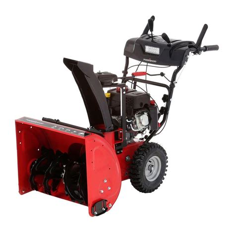 Powersmart 24 In 212cc 2 Stage Gas Snow Blower With Headlight Shop