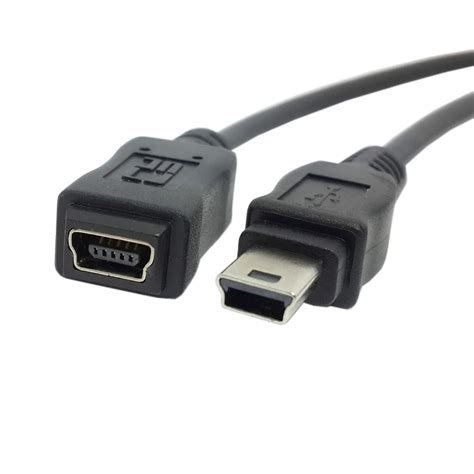 U M Ft M Mini USB B Type Pin Male To Mini USB Female M F USB Extension Cable In